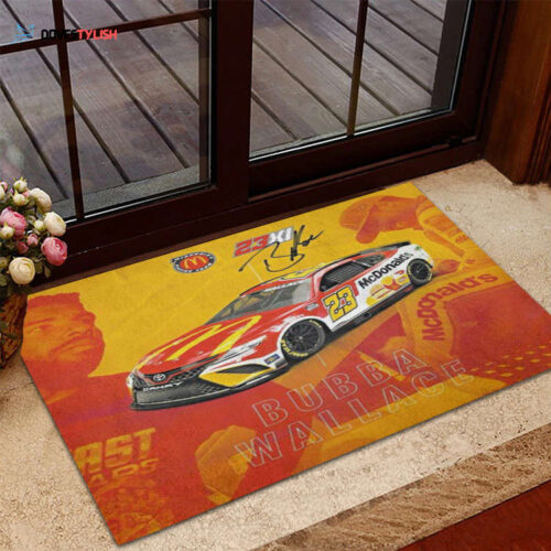 23XI Racing Home Decor 2024 Foldable Doormat Indoor Outdoor Welcome Mat Home Decor