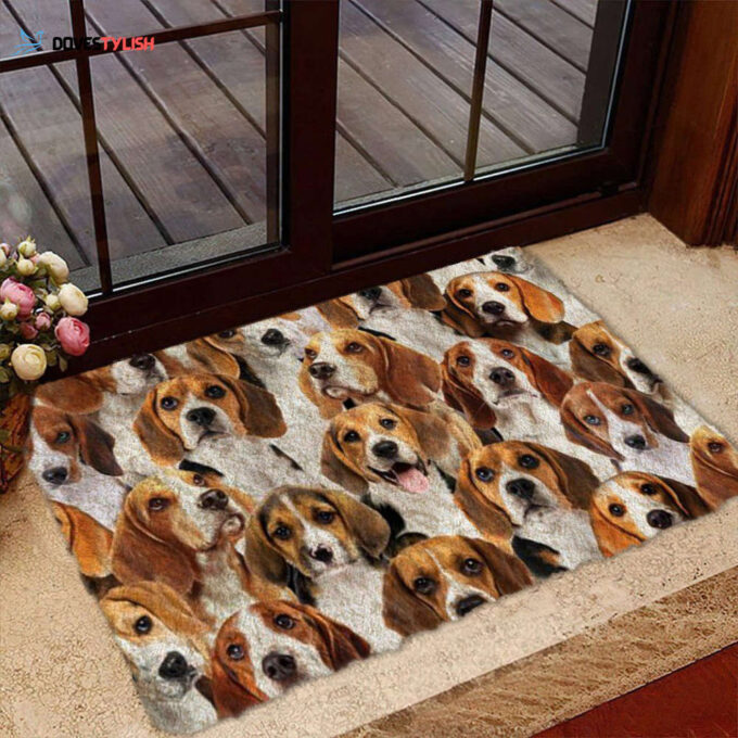 A Bunch Of Beagles Doormat