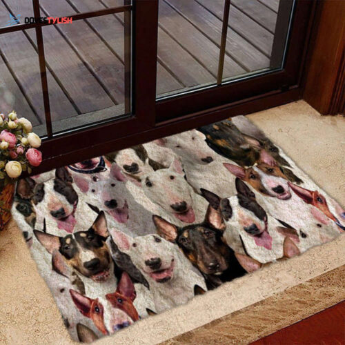 A Bunch Of Border Collies Doormat