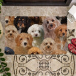 A Bunch Of Cavapoos Doormat