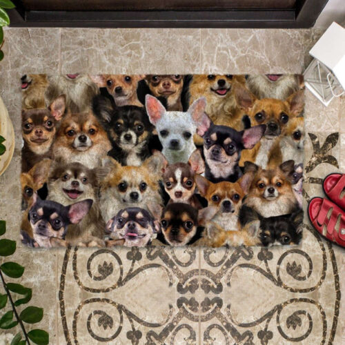 A Bunch Of Chihuahuas Doormat