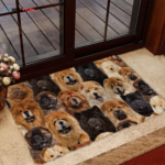 A Bunch Of Chow Chows Doormat