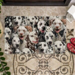 A Bunch Of Dalmatians Doormat