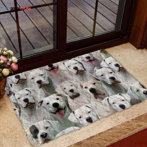 A Bunch Of English/British Bulldogs Doormat