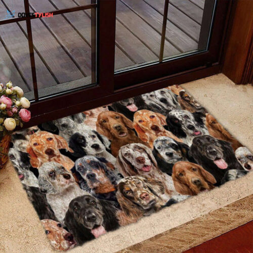 A Bunch Of Shar Peis Doormat