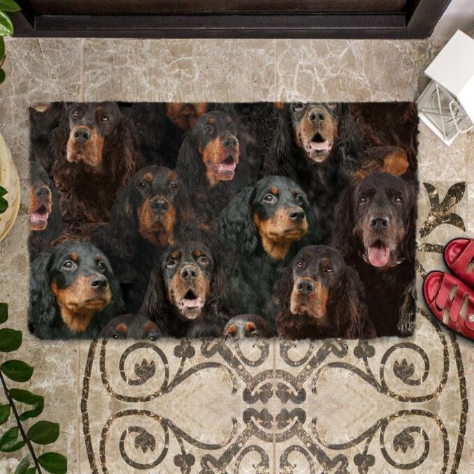 A Bunch Of gordon setter Doormat