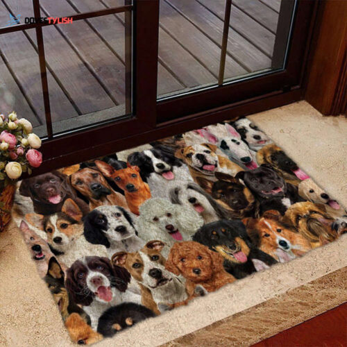 A Bunch Of Doberman Doormat