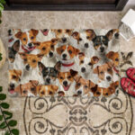 A Bunch Of Jack Russell Terriers Doormat