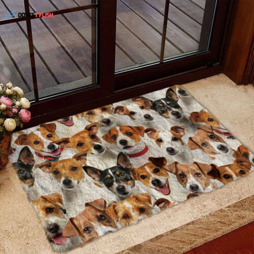 A Bunch Of Chinese Cresteds Doormat