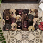 A Bunch Of Labradors Doormat