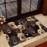 A Bunch Of Labradors Doormat