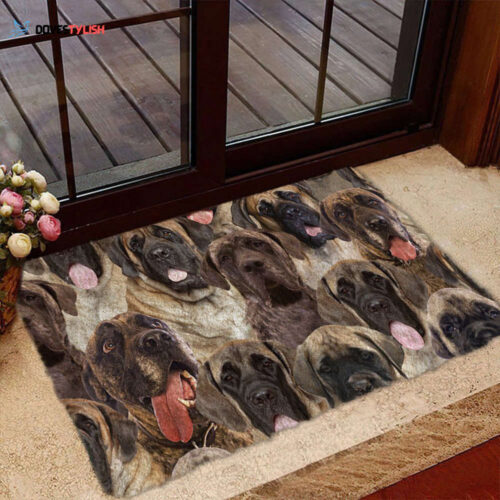 A Bunch Of Mastiff Doormat