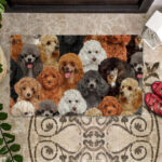 A Bunch Of Poodles Doormat