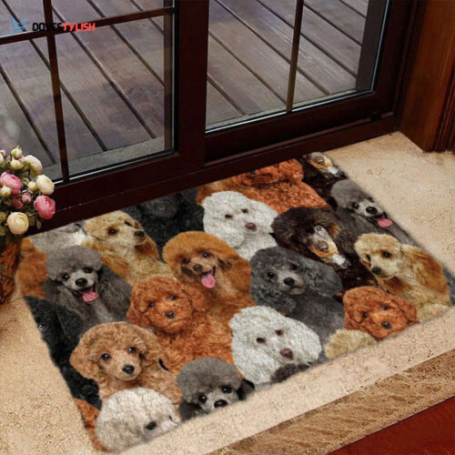 A Bunch Of Poodles Doormat