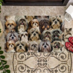 A Bunch Of Shih Tzus Doormat