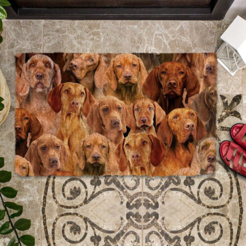 A Bunch Of Vizslas Doormat