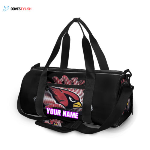 Arizona Cardinals Logo Unisex Gift Tee 2024Personalized Name Travel Bag Gym Bag