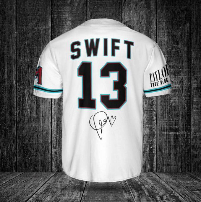 Arizona Diamondbacks Taylor Swift Fan Baseball Jersey BJ2225