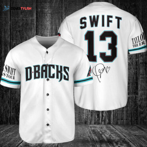Arizona Diamondbacks Taylor Swift Fan Baseball Jersey BJ2225