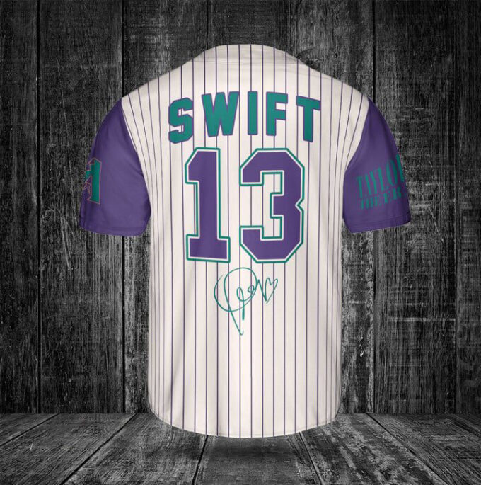 Arizona Diamondbacks Taylor Swift Fan Baseball Jersey BJ2226