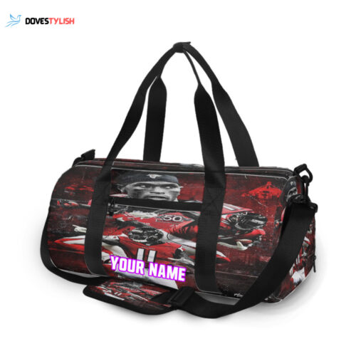 NASCAR 23XI Racing Unisex Gift Tee 2024Personalized Name Travel Bag Gym Bag