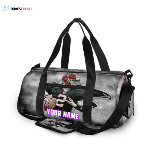Atlanta Falcons Matt Ryan 2 Personalized Name Travel Bag Gym Bag