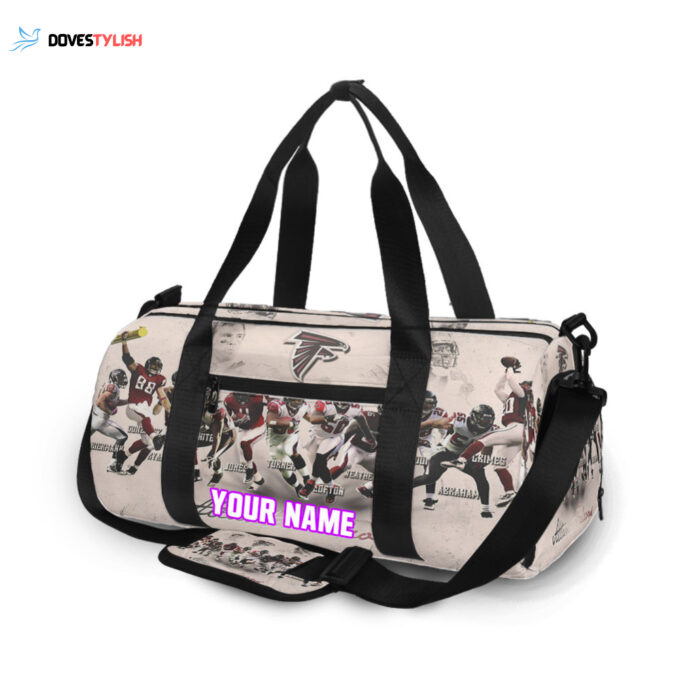 Atlanta Falcons Unisex Gift Tee 2024Personalized Name Travel Bag Gym Bag