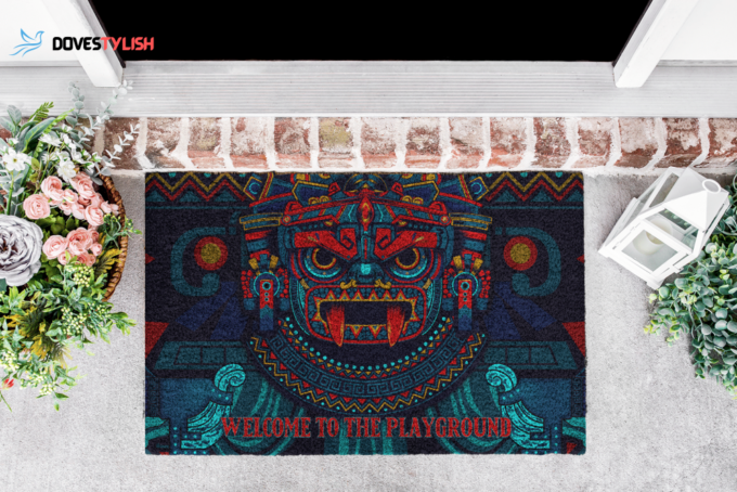 Aztec Welcome To The Playground 3D All Over Printed Doormat