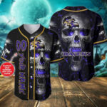 Baltimore Ravens Personalized Baseball Jersey