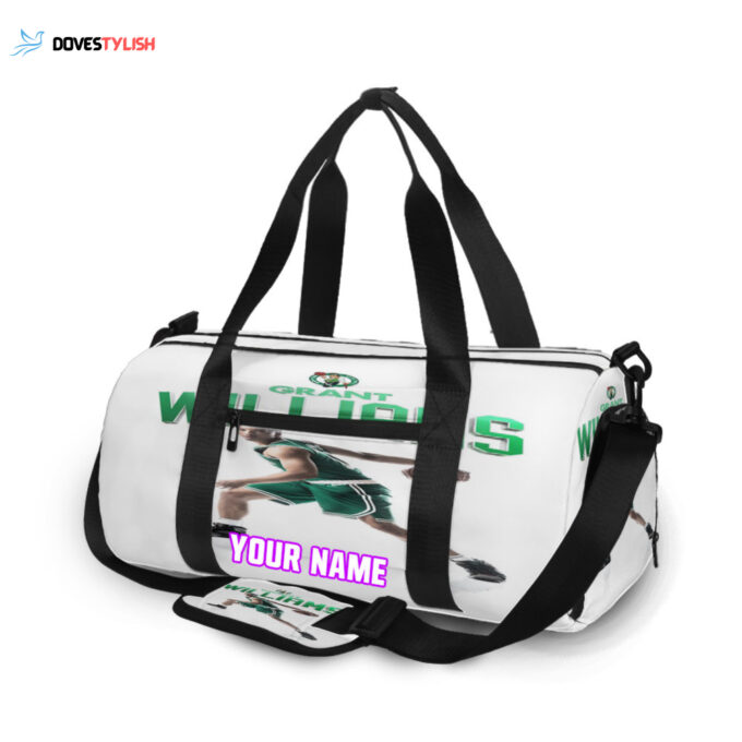 Boston Celtics Grant Unisex Gift Tee 2024Personalized Name Travel Bag Gym Bag