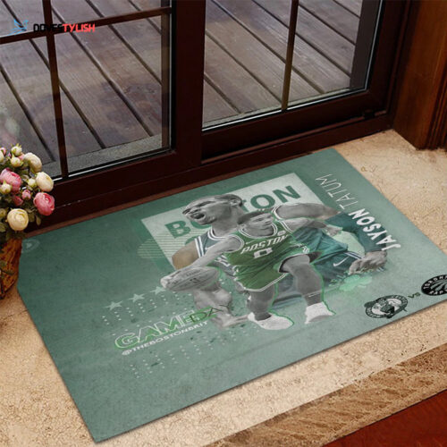 Boston Celtics Jayson Tatum Came Day Foldable Doormat Indoor Outdoor Welcome Mat Home Decor