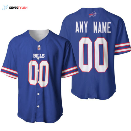 Buffalo Bills American Football Team Game Royal Designed Allover Gift For Bills Fans Baseball Jersey