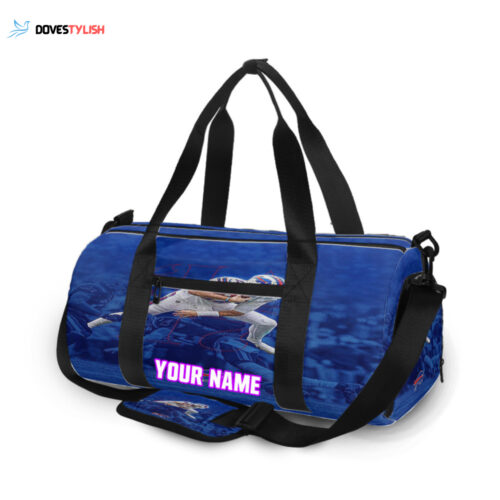 Buffalo Bills Josh Allen Unisex Gift Tee 2024Personalized Name Travel Bag Gym Bag