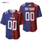 Buffalo Bills Vapor Limited Royal Red Two Tone Jersey Style Custom Gift For Bills Fans Baseball Jersey