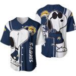 Buffalo Sabres Snoopy Lover Printed Baseball Jersey
