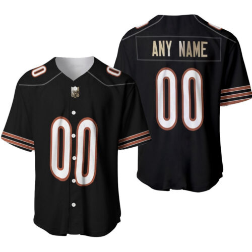 Chicago Bears American Football Team Custom Game Navy Designed Allover Custom Gift For Bears Fans Baseball Jersey