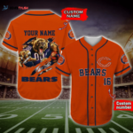 Chicago Bears Personalized Baseball Jersey