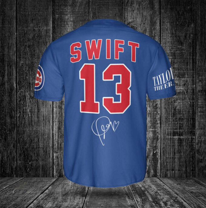 Chicago Cubs Taylor Swift Fan Baseball Jersey