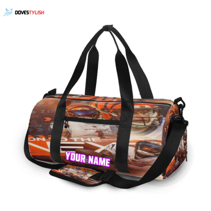 Cincinnati Bengals Team Unisex Gift Tee 2024Personalized Name Travel Bag Gym Bag