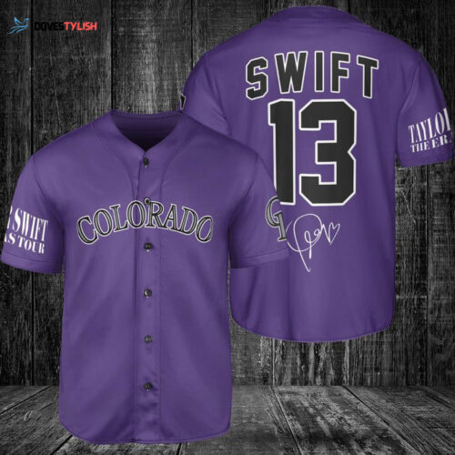 Colorado Rockies Taylor Swift Fan Baseball Jersey BJ2240