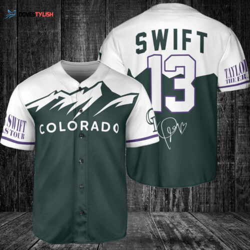 Colorado Rockies Taylor Swift Fan Baseball Jersey BJ2241