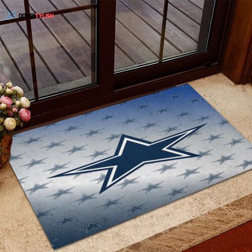 Dallas Cowboys Players Star Smoke Foldable Doormat Indoor Outdoor Welcome Mat Home Decor