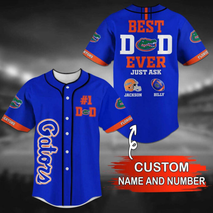 Florida Gators Personalized Baseball Jersey