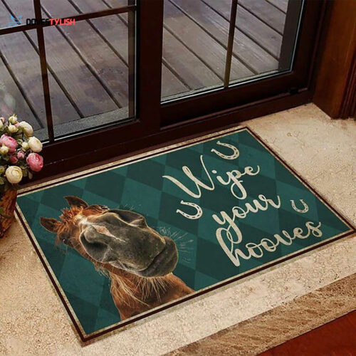 Dachshund Easy Clean Welcome DoorMat | Felt And Rubber | Home Decor 2024