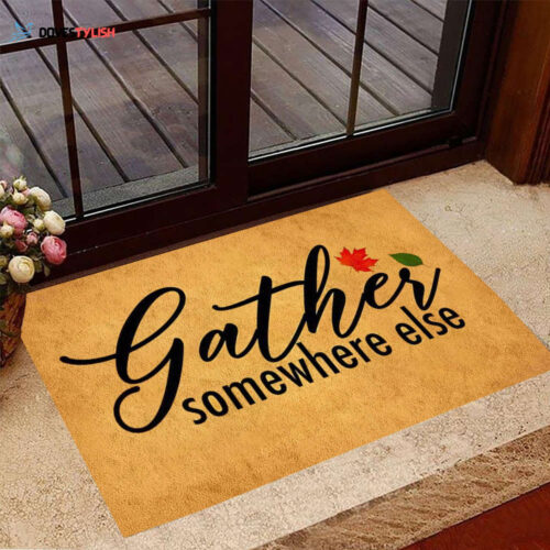 Gather Somewhere Else Doormat Indoor Welcome Mat Christmas Decorations 2021