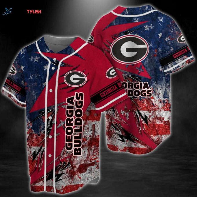 Georgia Bulldogs Baseball Jersey