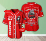 Georgia Bulldogs Personalized Baseball Jersey