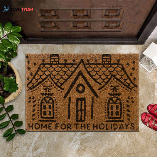 Gingerbread House Doormat 2022 Christmas Gingerbread Doormat Christmas Home Decor