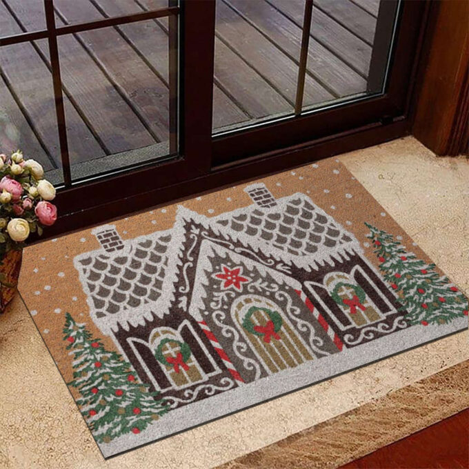 Gingerbread House Doormat Anthropologie Gingerbread Doormat Christmas Front Door Mat Decor