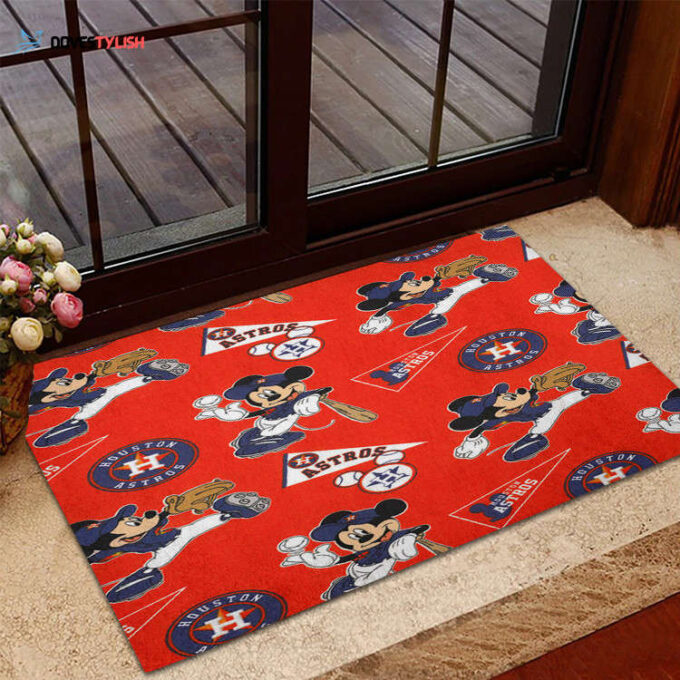 Houston Astros Mickey Emblem Foldable Doormat Indoor Outdoor Welcome Mat Home Decor.jpeg